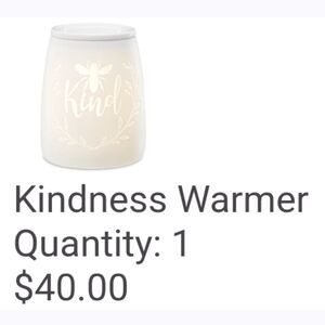 Scentsy Kindness Warmer New In Box